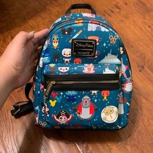 Disney Parks Chibi Loungefly Mini Backpack